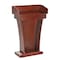 Adiroffice Wood Stand-Up Podium Lectern with Drawer, Cherry Wood Grain ADI661-012-CH - alternate 1